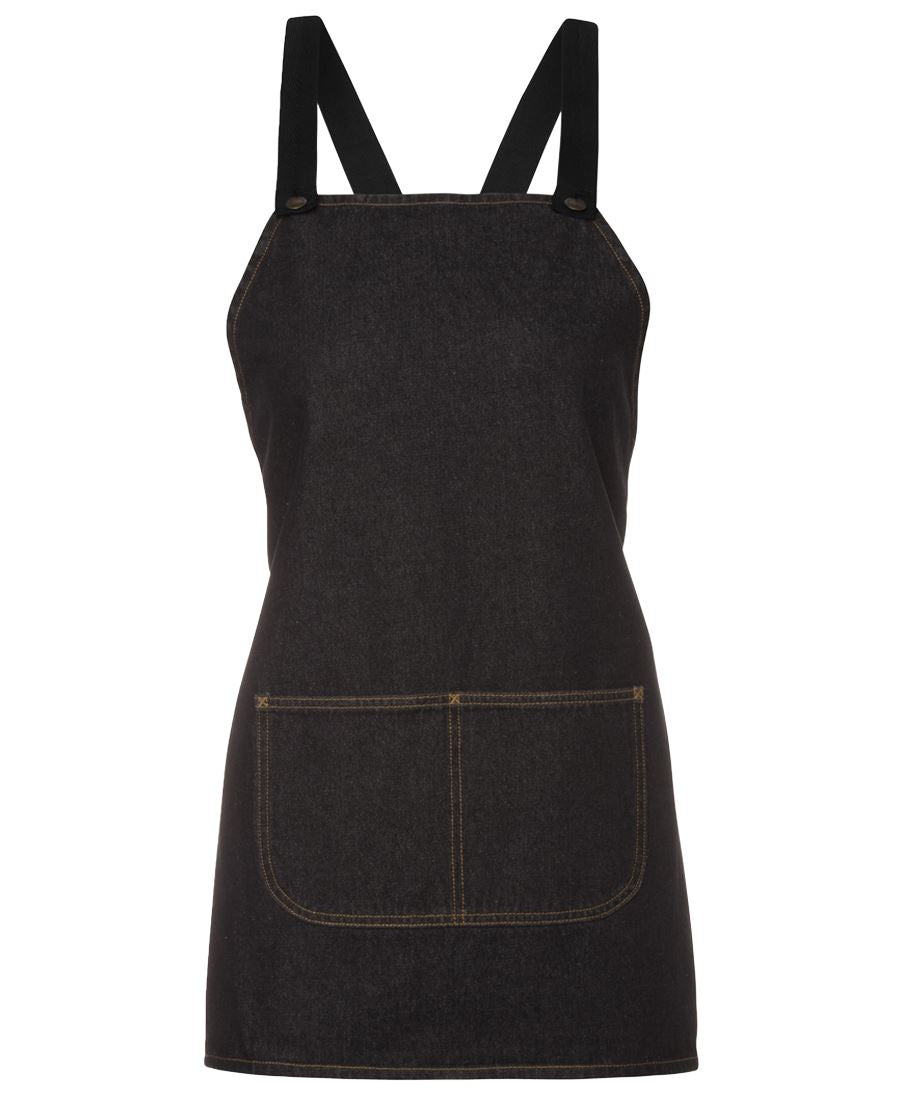 JB's CROSS BACK 65x71 BIB DENIM APRON (WITHOUT STRAP) NAVY