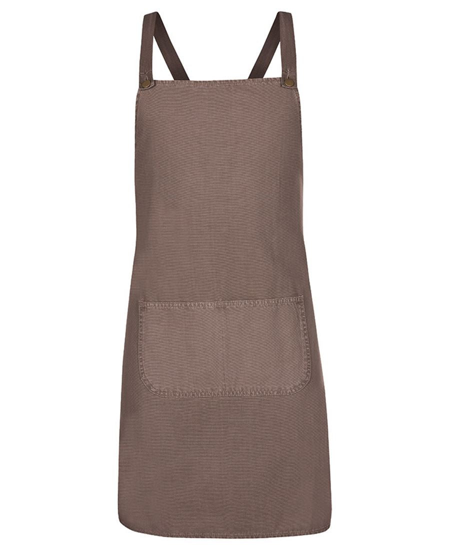 JB's CROSS BACK CANVAS APRON (WITHOUT STRAP) NAVY