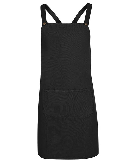 JB's CROSS BACK CANVAS APRON (WITHOUT STRAP) NAVY