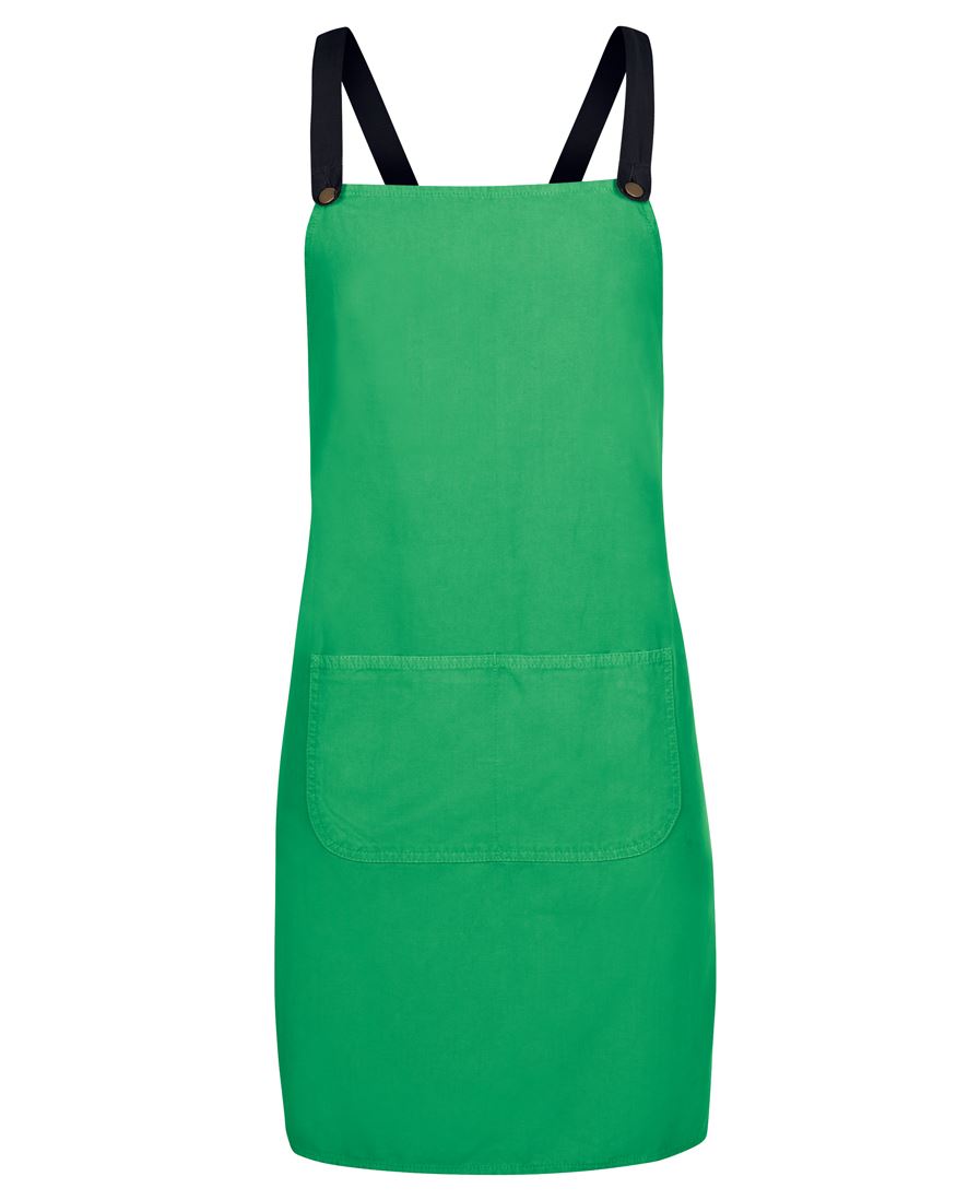 JB's CROSS BACK CANVAS APRON (WITHOUT STRAP) NAVY