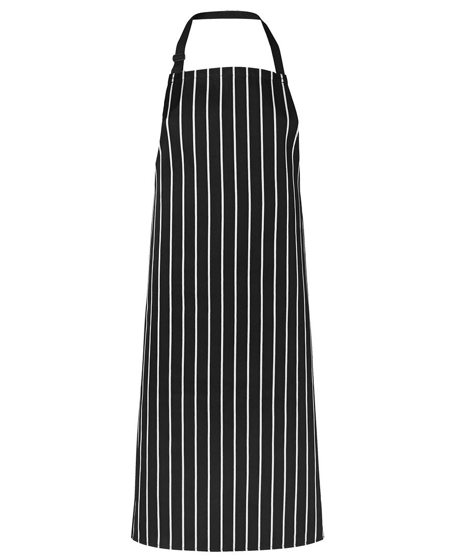 JB's BIB STRIPED WITHOUT POCKET NAVY/WHITE