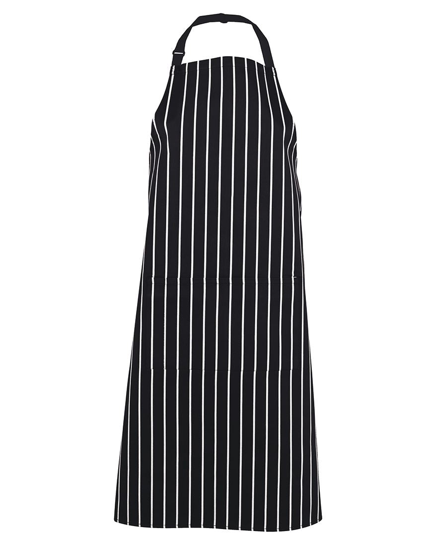JB's BIB STRIPED APRON NAVY/WHITE