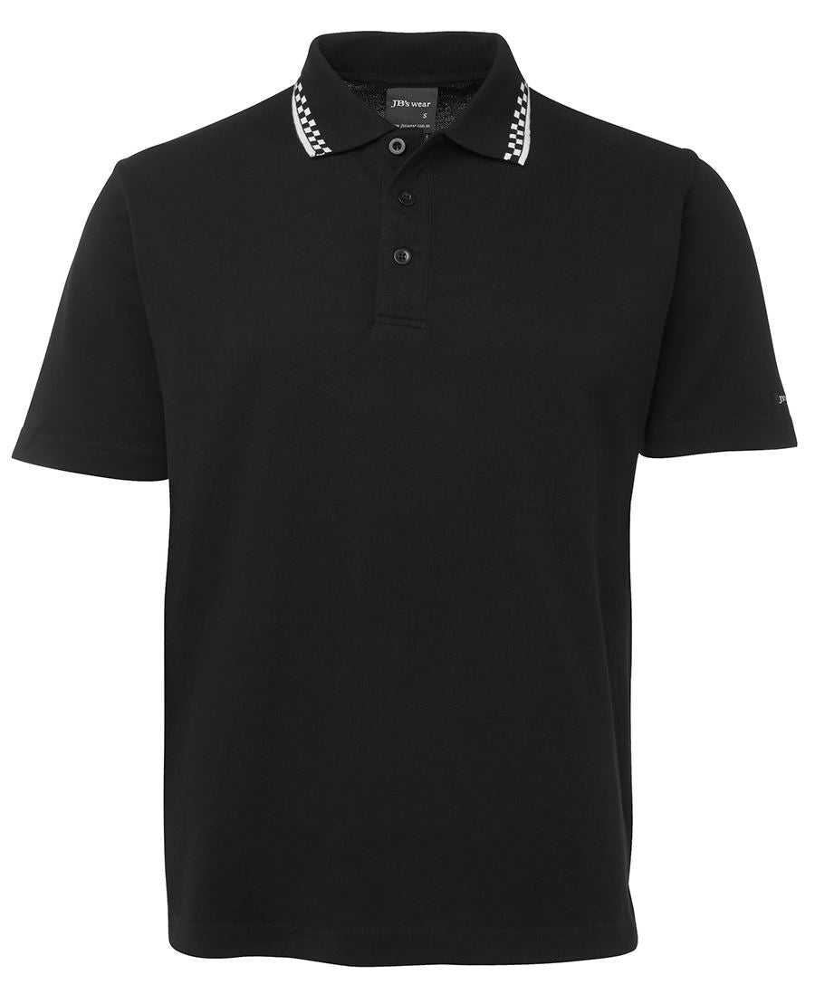 JB's CHEF POLO BLACK/WHITE