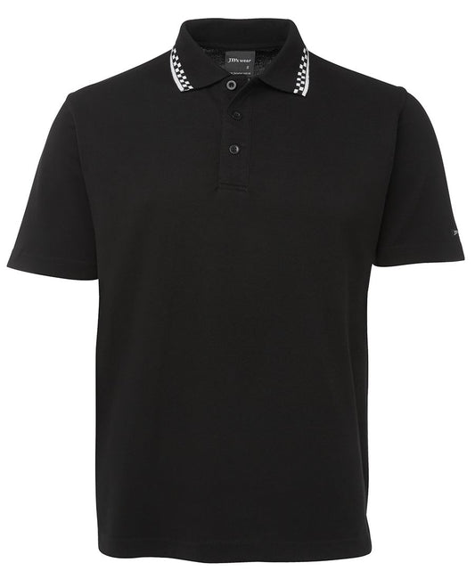 JB's CHEF POLO BLACK/WHITE