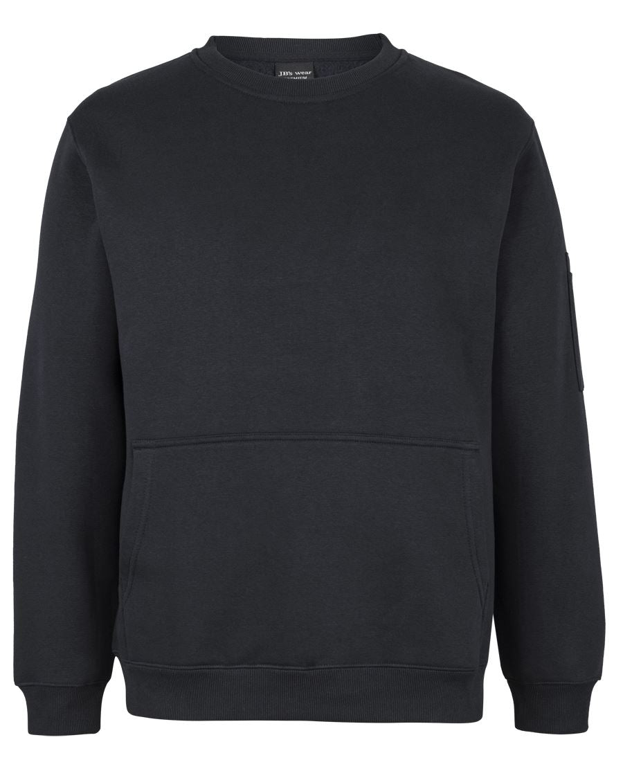 JB's 350 PREMIUM TRADE CREW NECK FLEECE NAVY/NAVY