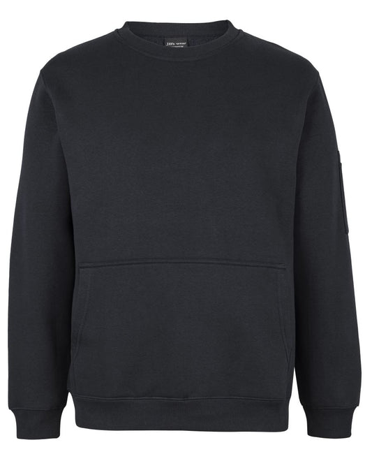 JB's 350 PREMIUM TRADE CREW NECK FLEECE NAVY/NAVY