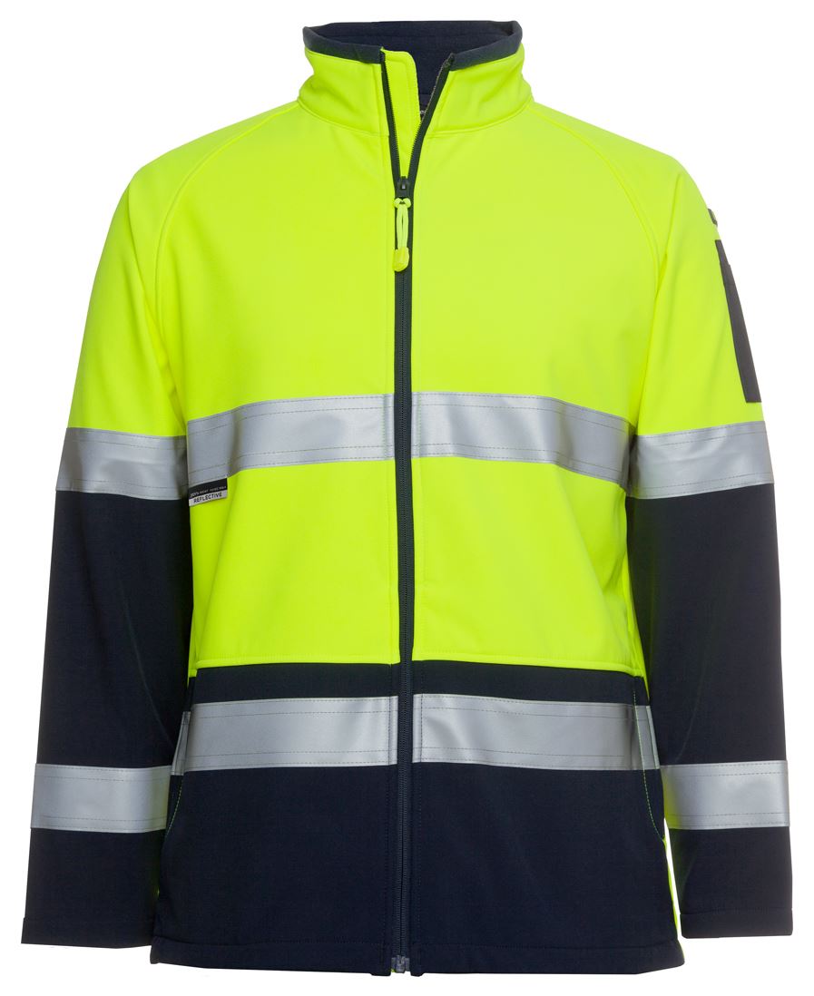 JB's HV 4602.1 (D+N) SOFTSHELL JACKET ORANGE
