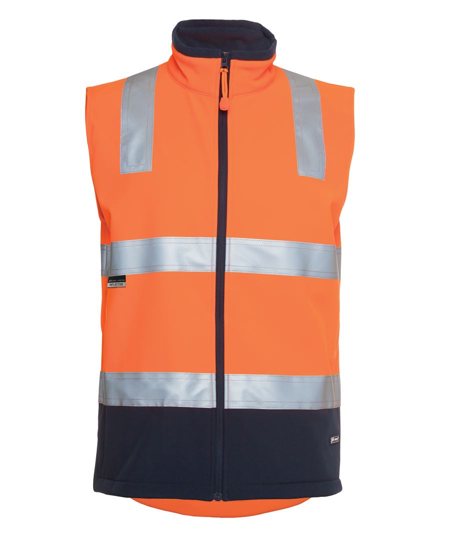 JB's HV 4602.1 (D+N) SOFTSHELL VEST ORANGE