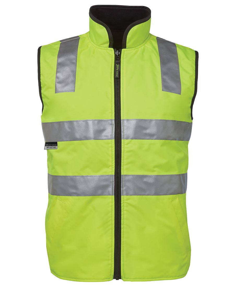 JB's HV 4602.1 (D+N) REV VEST LIME/NAVY