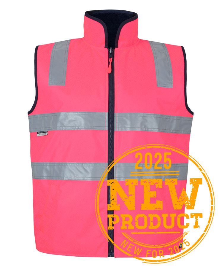 JB's HV 4602.1 (D+N) REV VEST LIME/NAVY