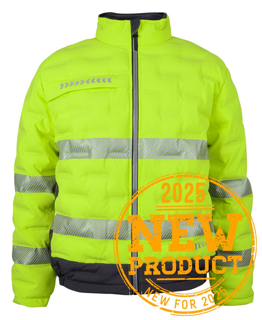JB's HV (D+N) GRAPHENE PUFFER JACKET LIME/CHARCOAL