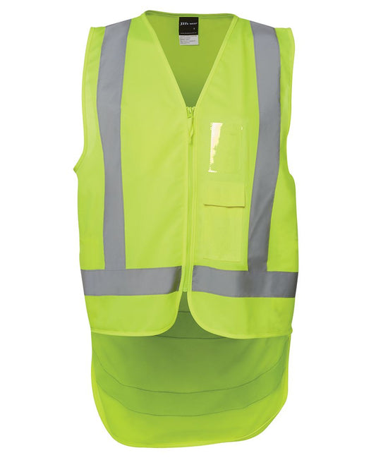 JB's HV ZIP DROP TAIL H PATTERN (D+N) VEST LIME