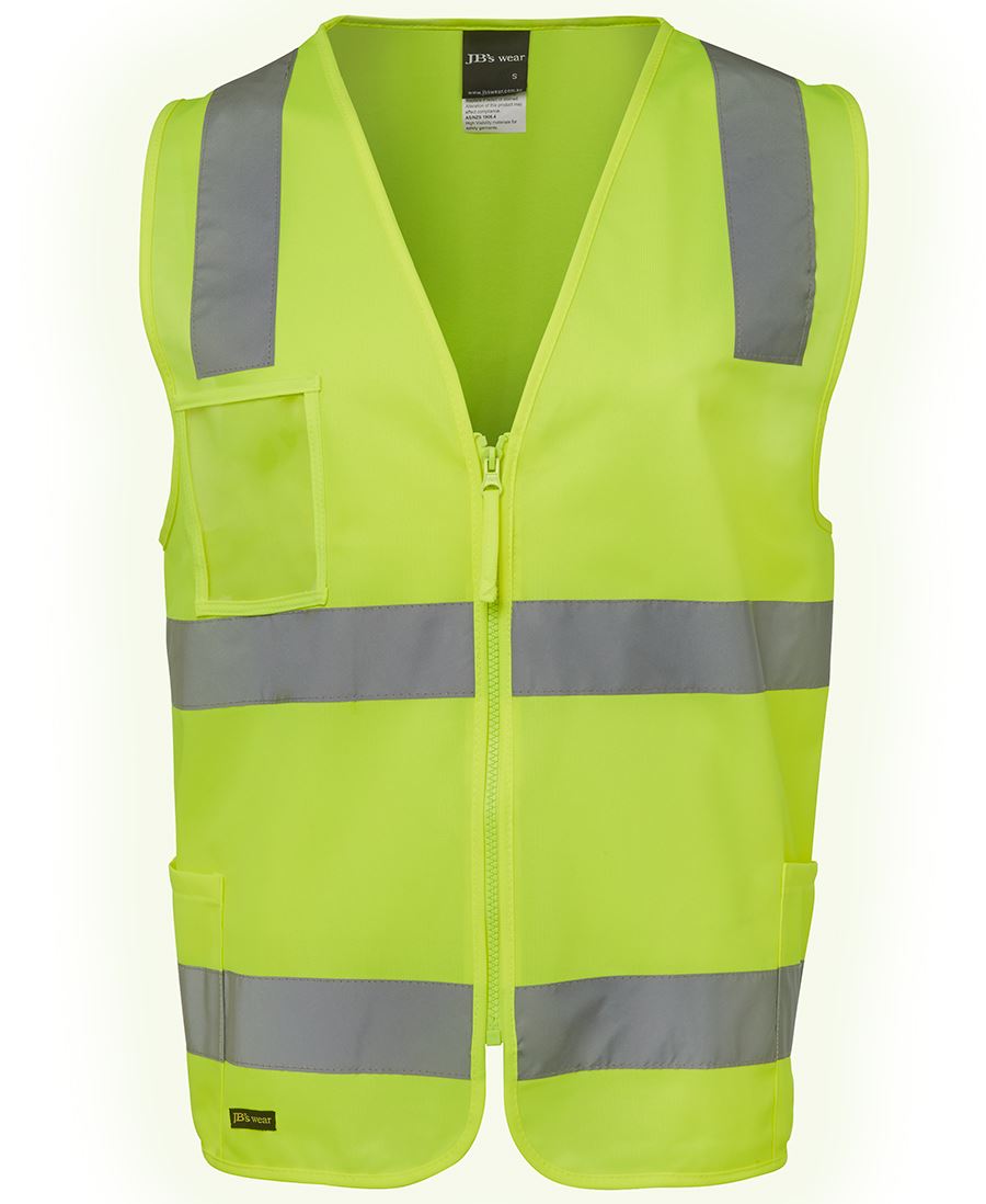 JB's HV (D+N) ZIP SAFETY VEST PINK