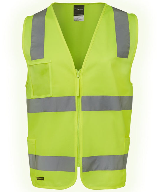 JB's HV (D+N) ZIP SAFETY VEST PINK