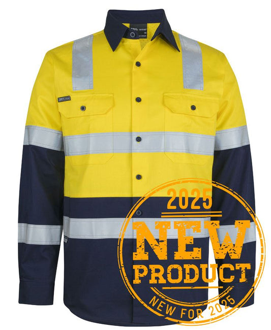 JB's HV (D+N) L/S 150G LEVEL 3 W/SHIRT YELLOW/NAVY