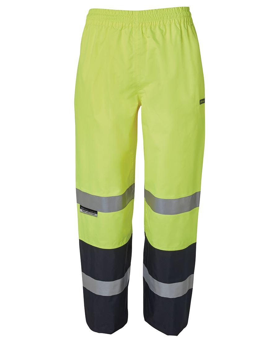 JB's HV (D+N) PREMIUM RAIN PANT LIME/NAVY