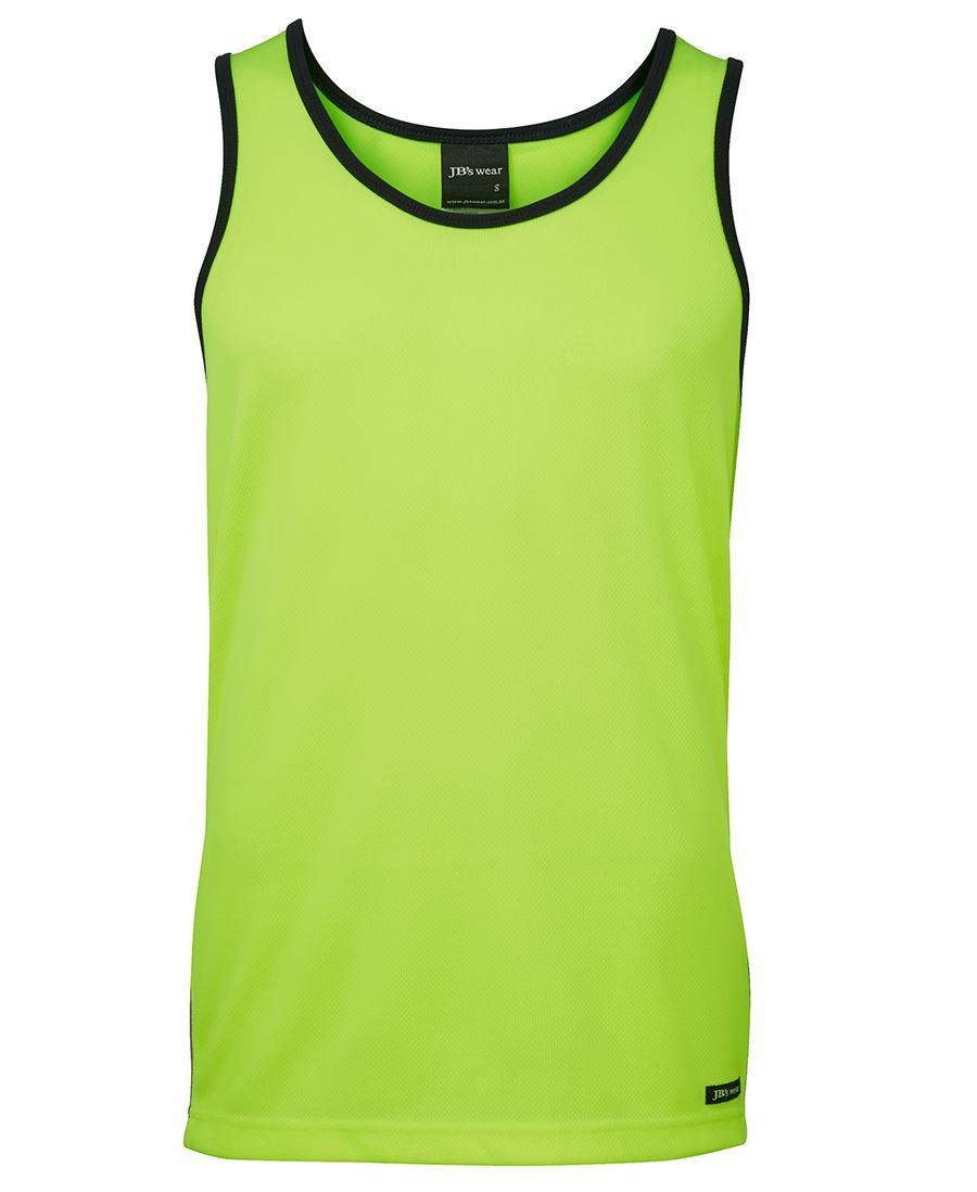 JB's HV 4602.1 CONTRAST SINGLET LIME/NAVY