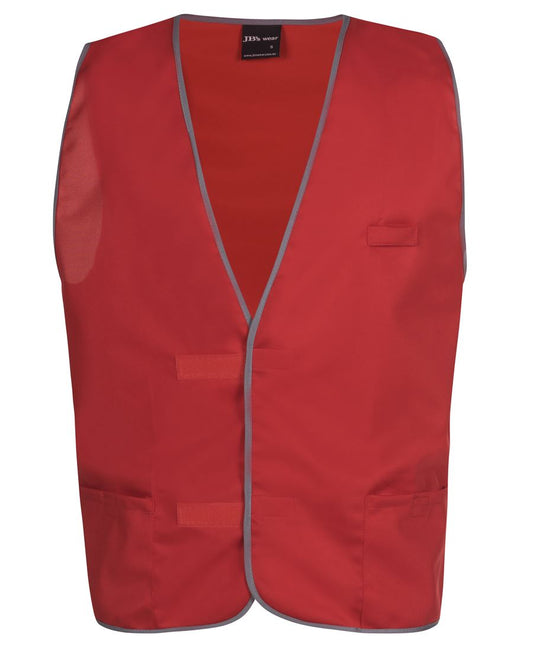 JB's COLOURED TRICOT VEST RED
