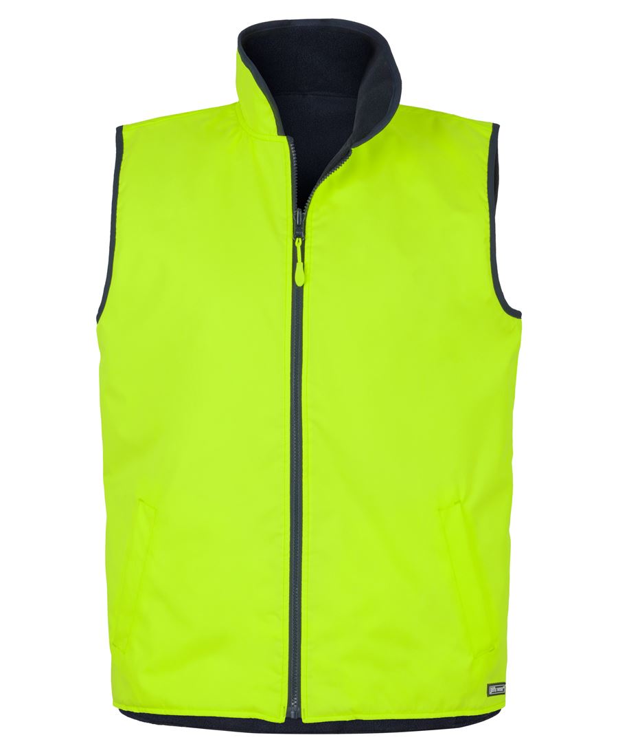 JB's HV 4602.1 REVERSIBLE VEST LIME/NAVY