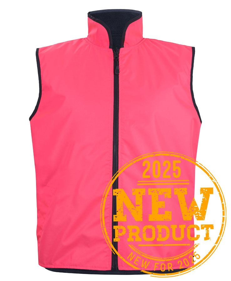 JB's HV 4602.1 REVERSIBLE VEST LIME/NAVY