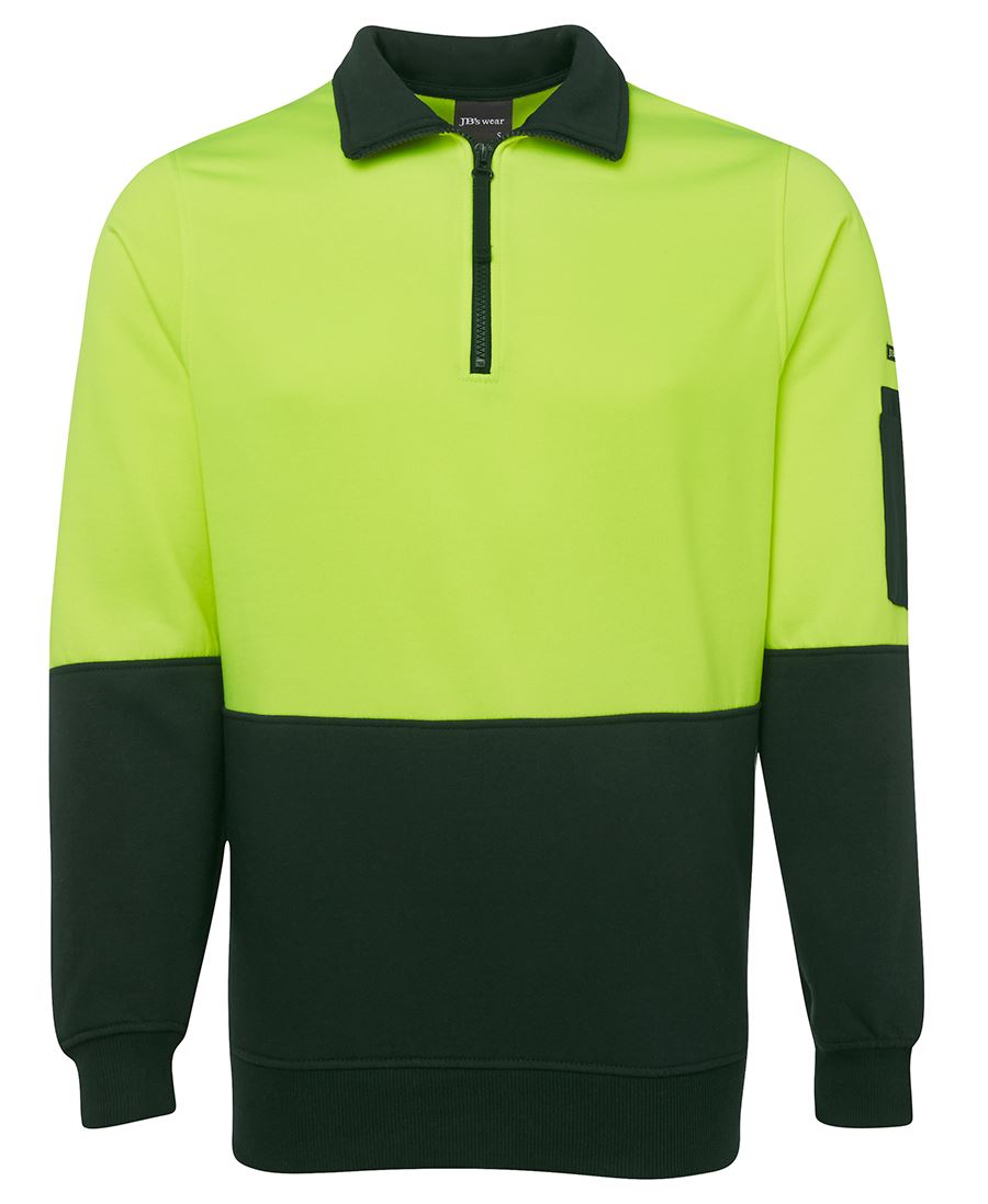 JB's HV 1/2 ZIP FLEECY ORANGE