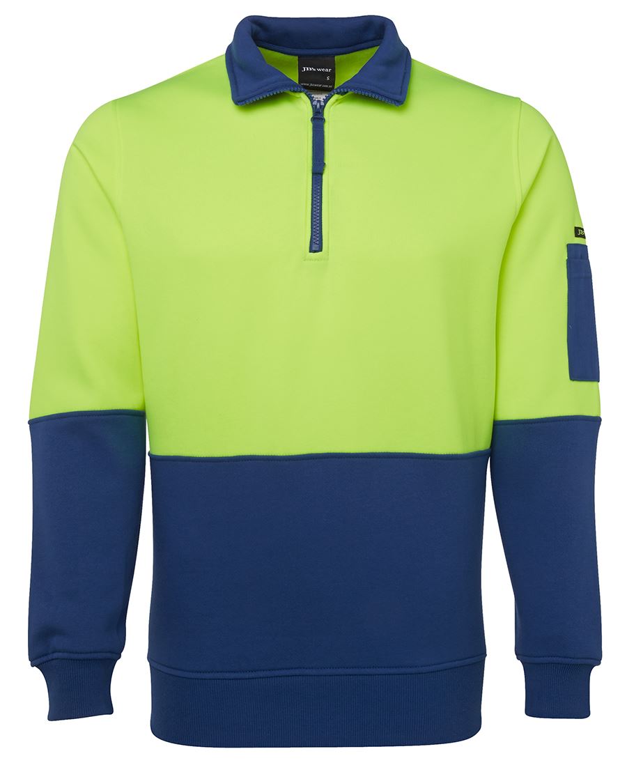 JB's HV 1/2 ZIP FLEECY ORANGE