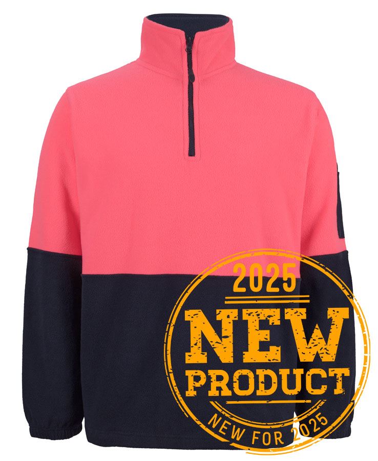 JB's HV 1/2 ZIP POLAR LIME/NAVY