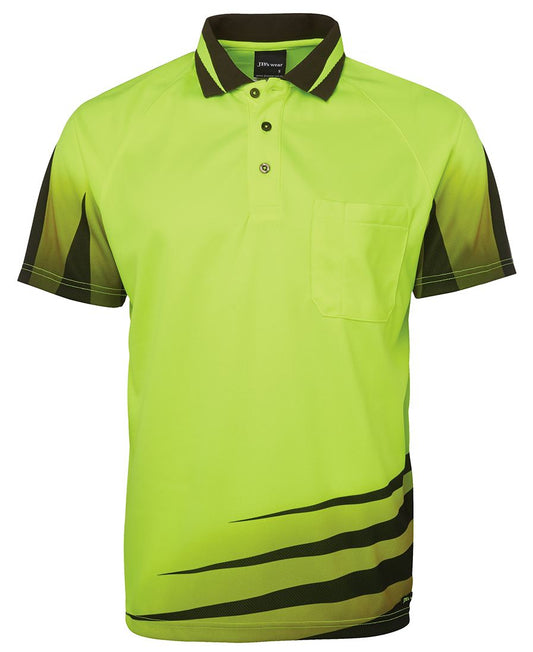 JB's HV 4602.1 RIPPA SUB POLO LIME/BLACK