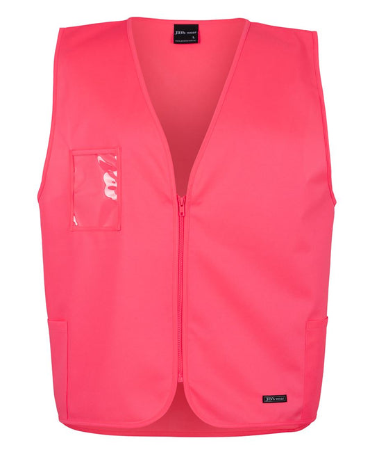 JB's HV ZIP SAFETY VEST PINK