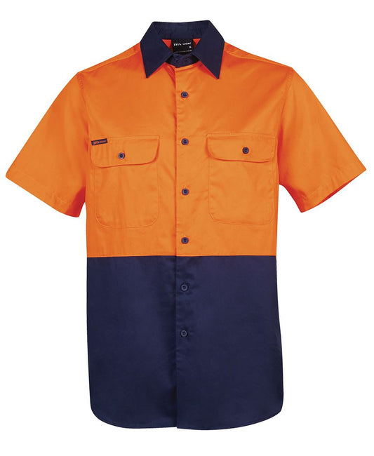 JB's HV S/S 150G SHIRT YELLOW/NAVY