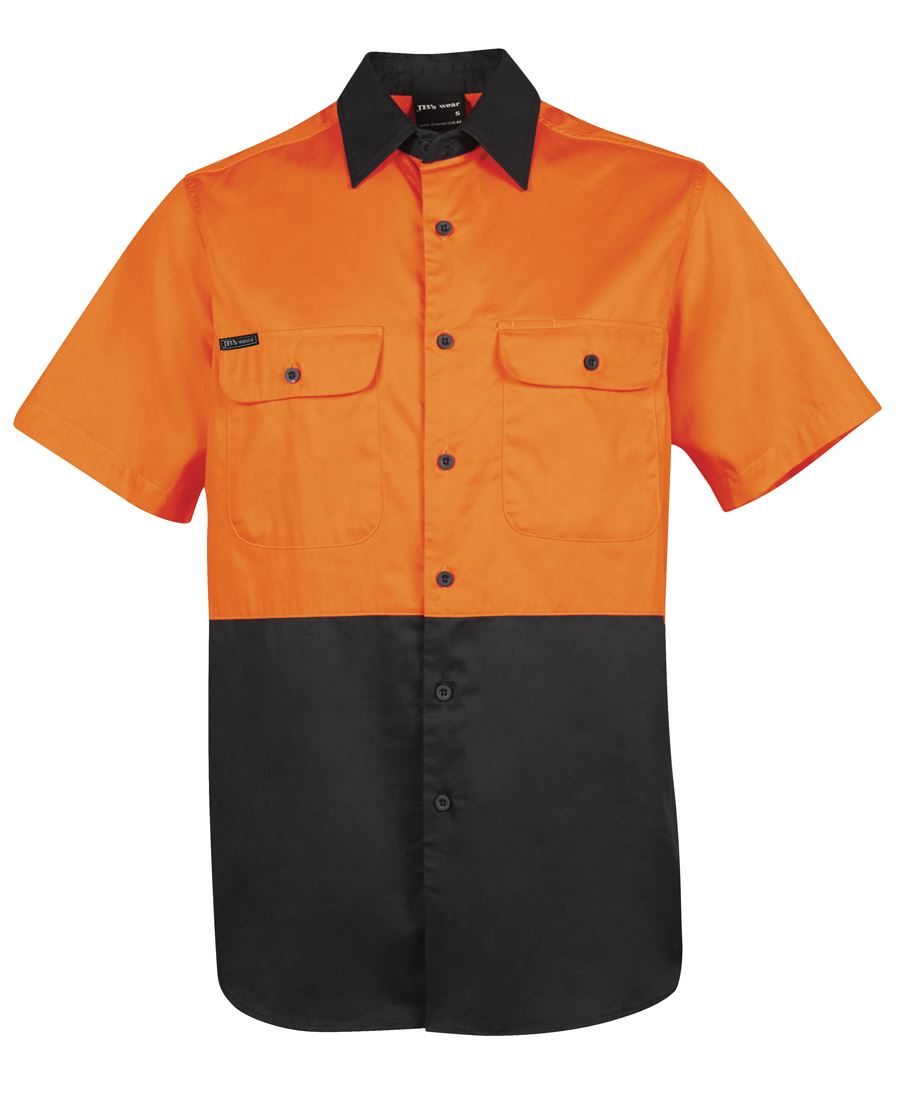 JB's HV S/S 150G SHIRT YELLOW/NAVY