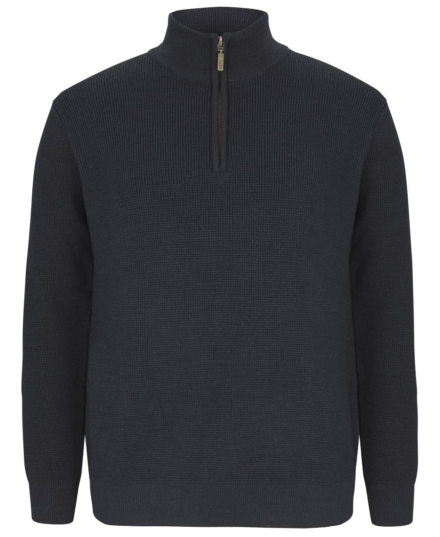 JB's CHUNKY 1/2 ZIP JUMPER NAVY