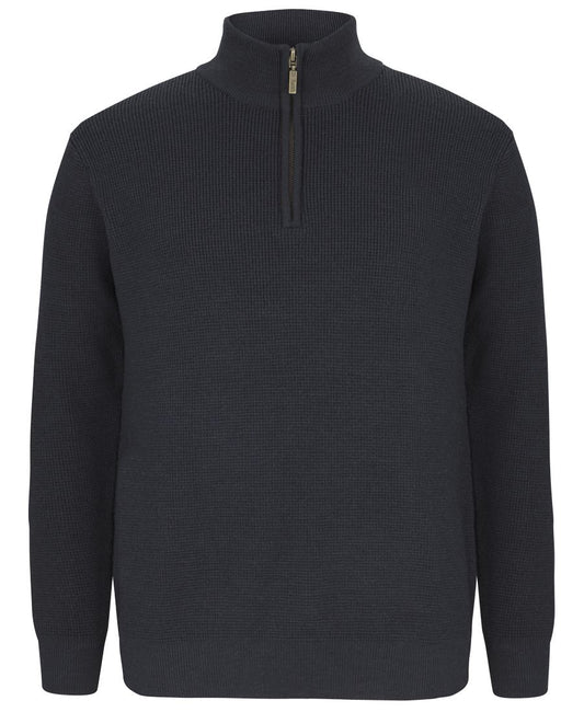 JB's CHUNKY 1/2 ZIP JUMPER NAVY