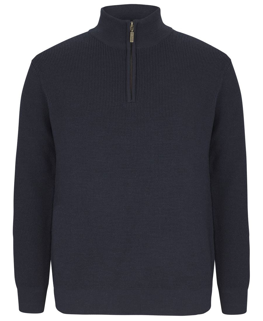 JB's CHUNKY 1/2 ZIP JUMPER NAVY