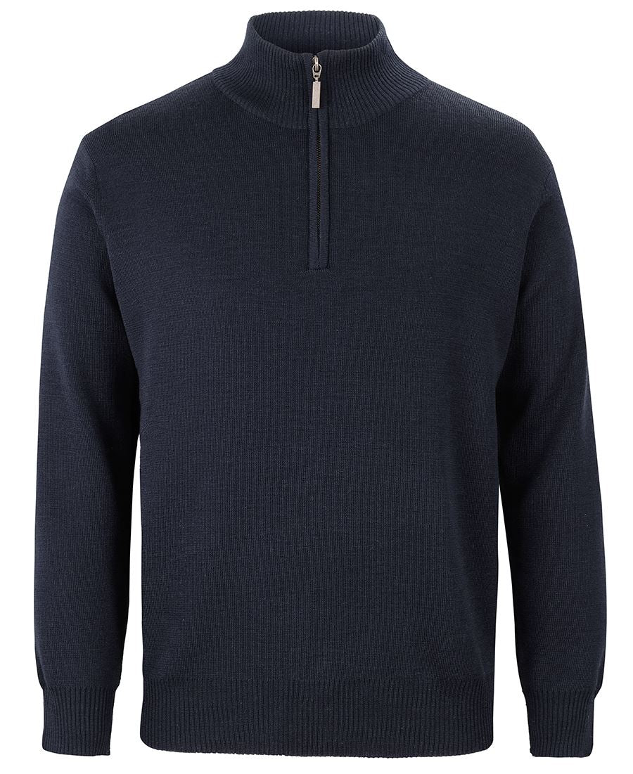 JB's MENS CORPORATE 1/2 ZIP JUMPER NAVY