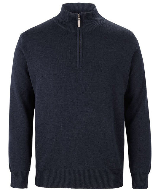 JB's MENS CORPORATE 1/2 ZIP JUMPER NAVY