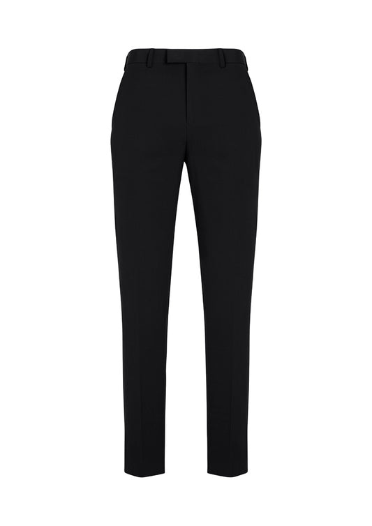 Mens Siena Slim Fit Flat Front Pant (Regular) - Black