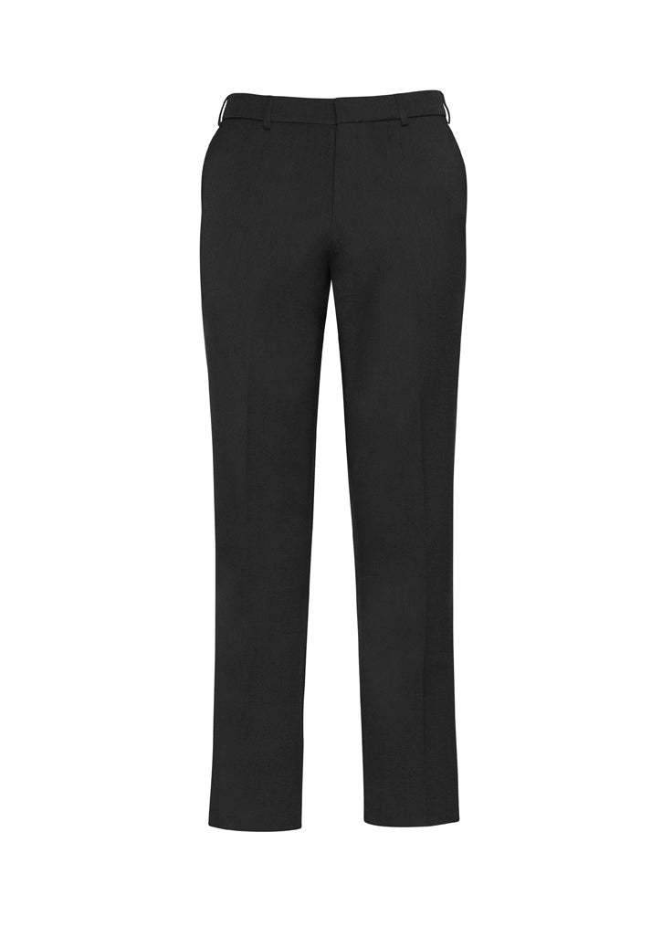 Mens Comfort Wool Stretch Slimline Pant - Charcoal