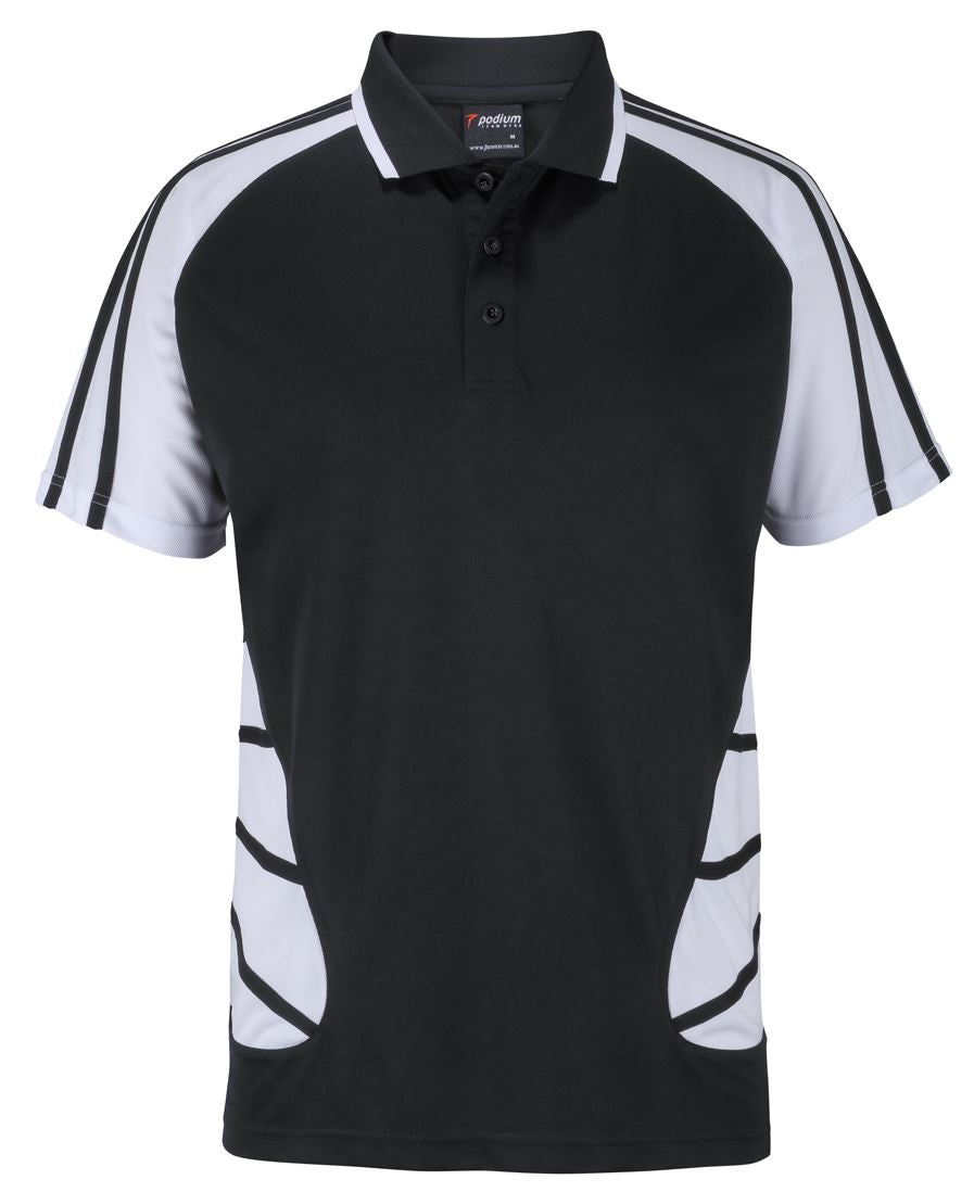 PODIUM ARACHNID POLO BLACK/WHITE