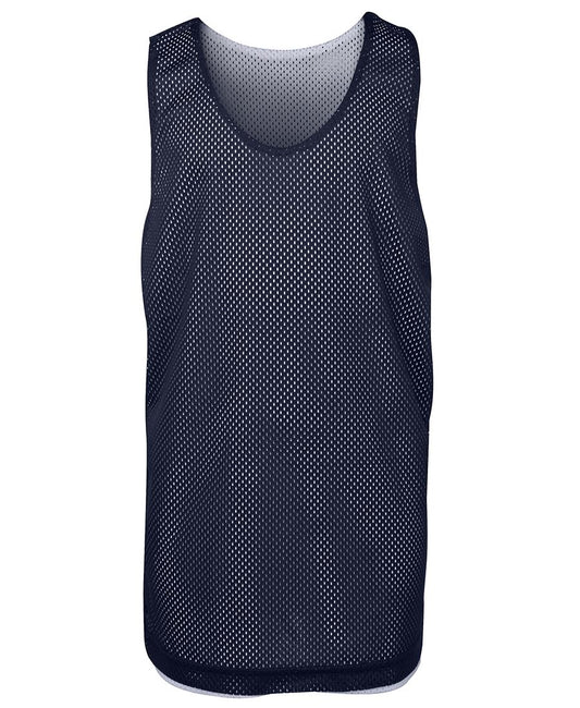 PODIUM REVERSIBLE TRAINING SINGLET NAVY/WHITE