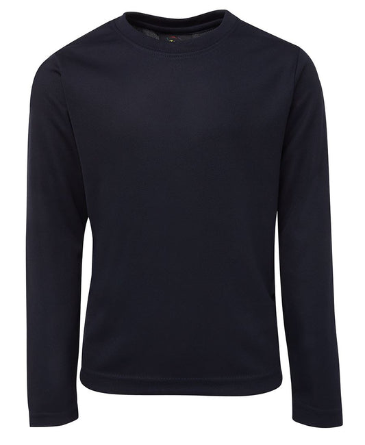 PODIUM L/S POLY TEE NAVY