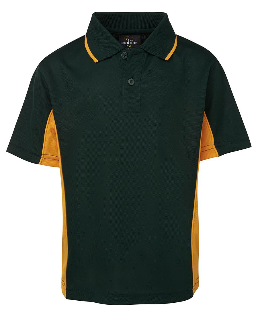 PODIUM KIDS C/TRAST POLO NAVY/RED