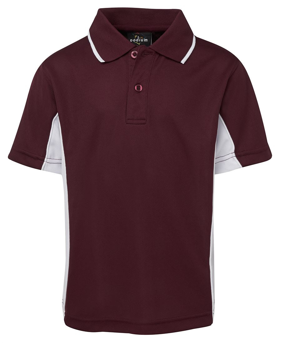 PODIUM KIDS C/TRAST POLO NAVY/RED