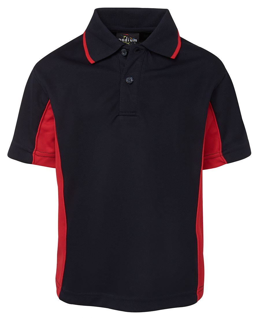 PODIUM KIDS C/TRAST POLO NAVY/RED