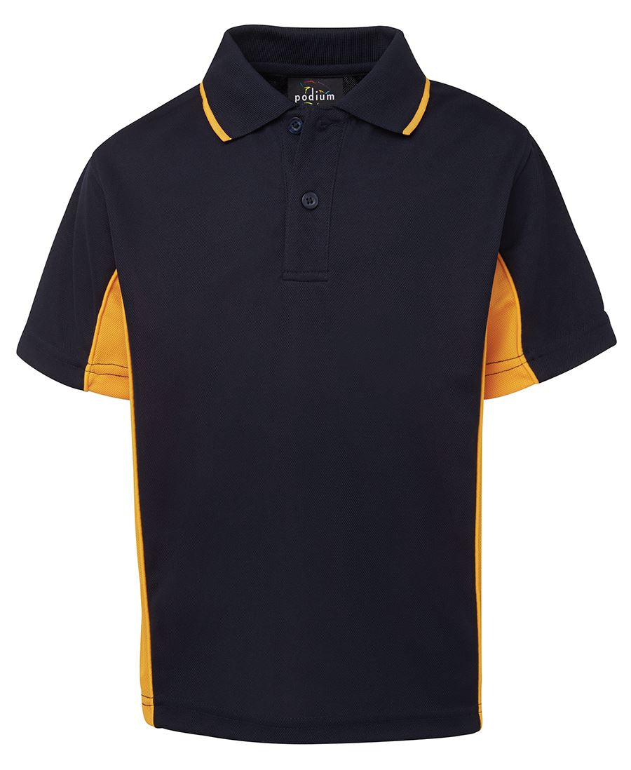 PODIUM KIDS C/TRAST POLO NAVY/RED