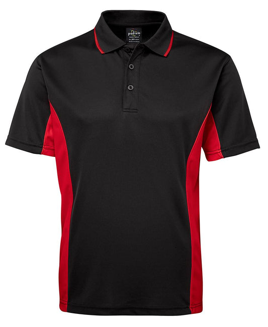 PODIUM C/TRAST POLO NAVY/RED