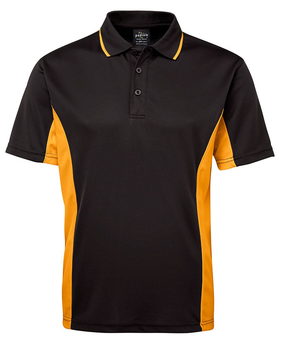 PODIUM C/TRAST POLO NAVY/RED