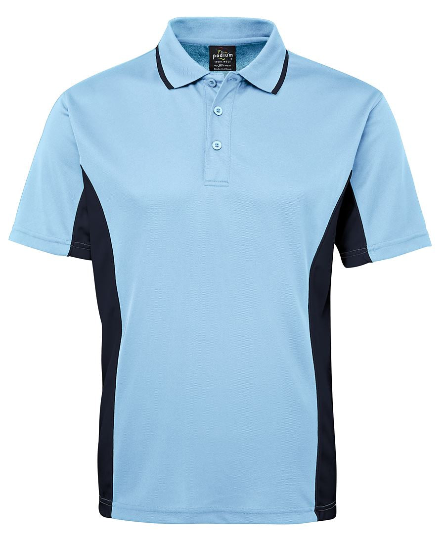 PODIUM C/TRAST POLO NAVY/RED