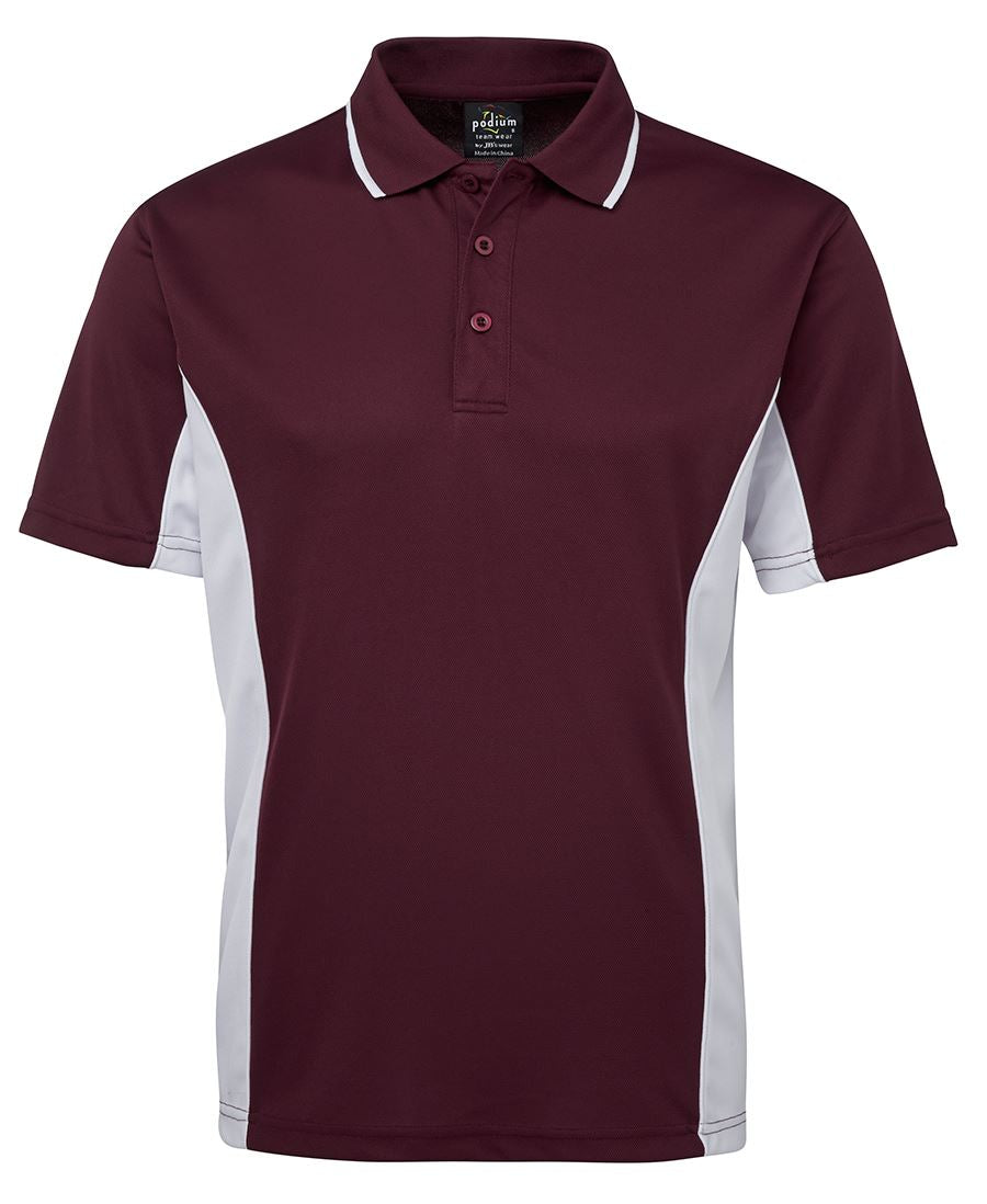PODIUM C/TRAST POLO NAVY/RED