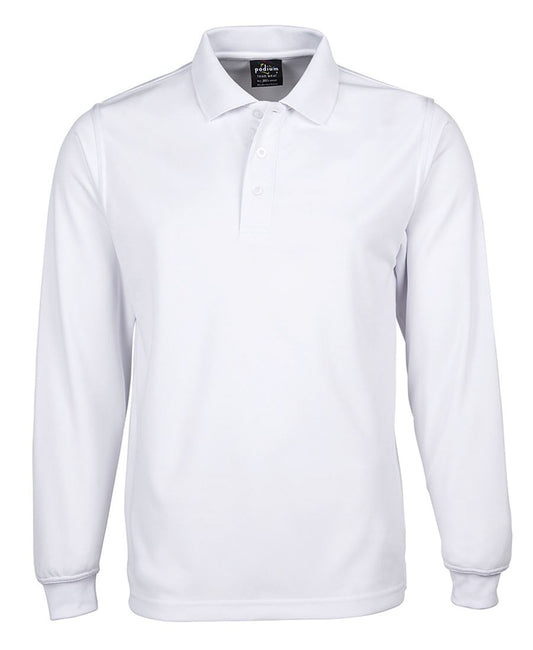 PODIUM L/S POLY POLO NAVY